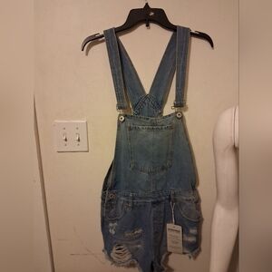 Highway Jeans Light Blue Denim Overalls